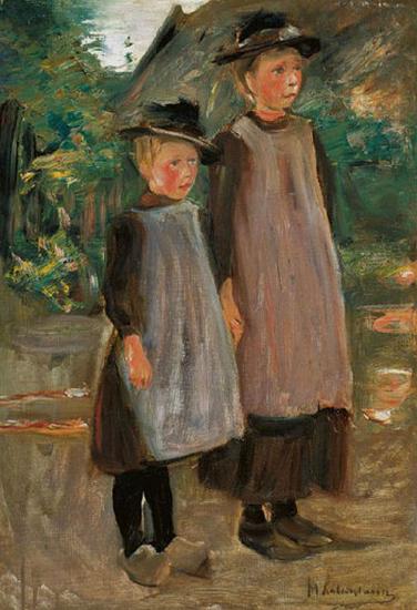 Max Liebermann Zwei hollandische Kinder